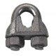 1/4" ZINC PLATED MALLEABLE CLIP - ZINC PLATED MALLEABLE CLIPS IMPORT
